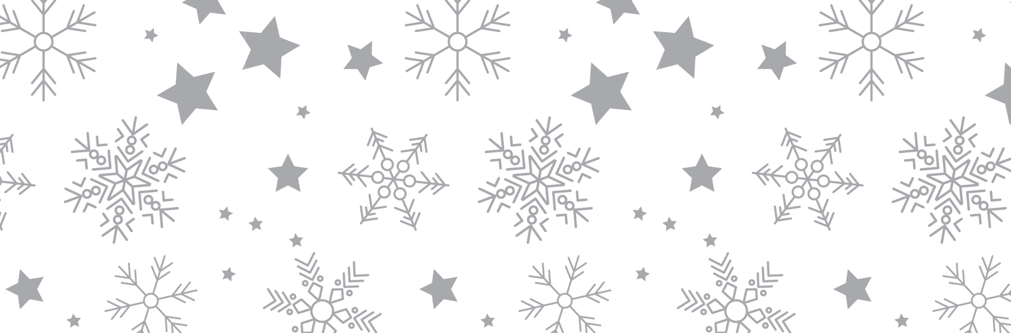 gray snowflakes with the words UConn 4-H Holiday Card Design and Photo Contest