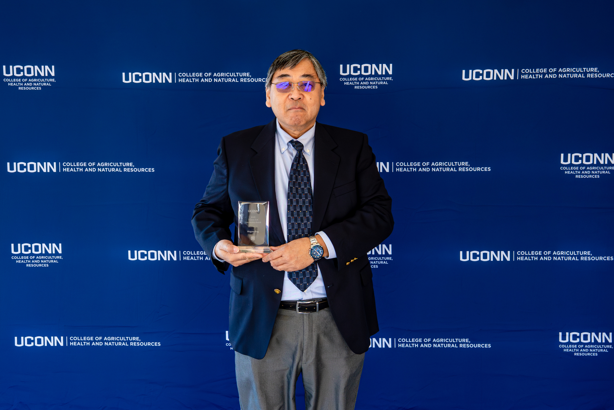 Hogan Eng with UConn 4-H Award